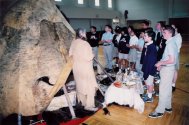 Belinda explains what it is like to live in a Plains Indian Tipi.